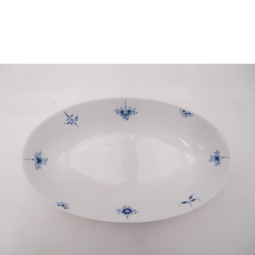 ROYAL COPENHAGEN ロイヤルコペンハーゲン/オーバルディッシュ/ブルーパルメッテ//Aランク/69