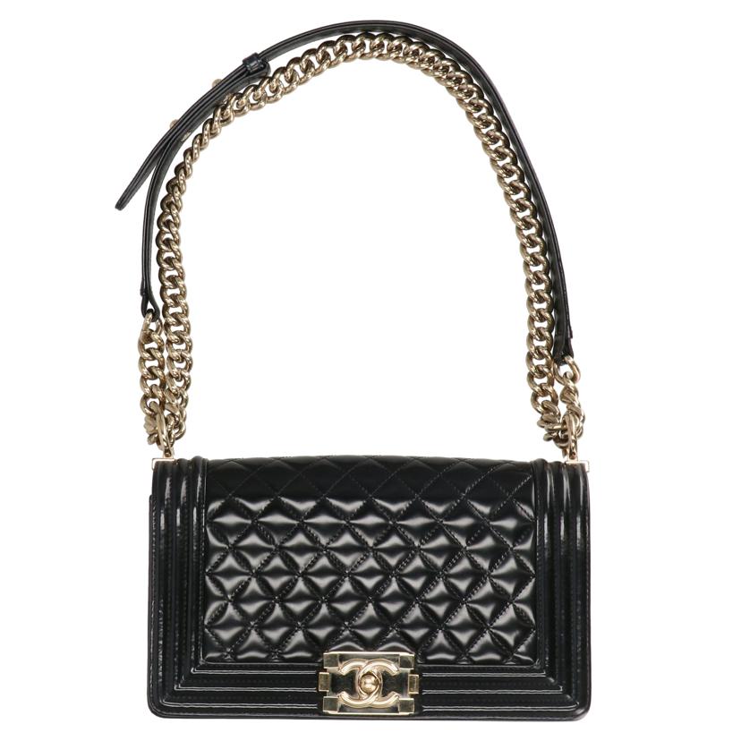 CHANEL シャネル/ボーイシャネル25チェーンショルダー/パテントレザー//221*****/ABランク/94