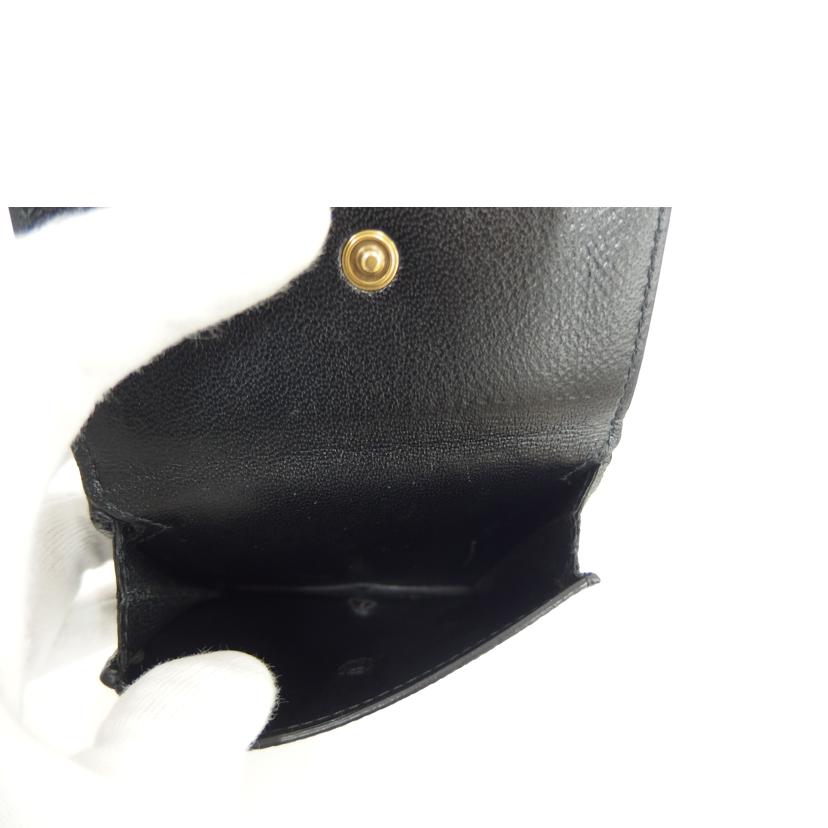 BALENCIAGA バレンシアガ/2つ折り財布/ブラック/594216//Bランク/82