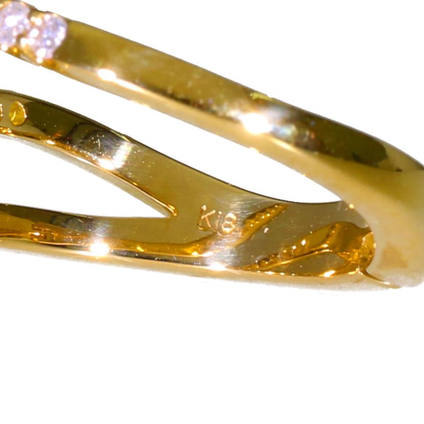 / K18ダイヤリング0.50ct/9261181017787//Aランク/92
