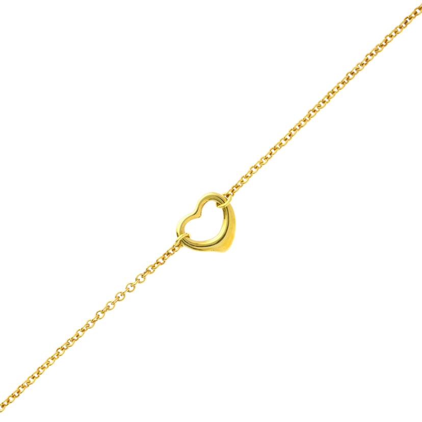TIFFANY&Co. ティファニー/750オープンハートブレスレット//Aランク/18