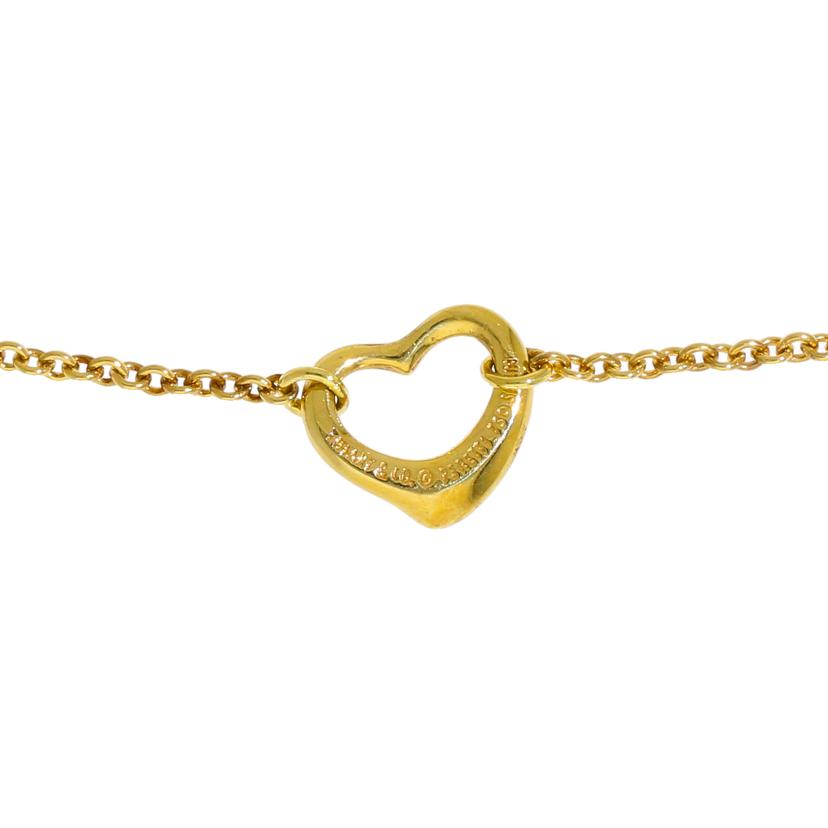 TIFFANY&Co. ティファニー/750オープンハートブレスレット//Aランク/18