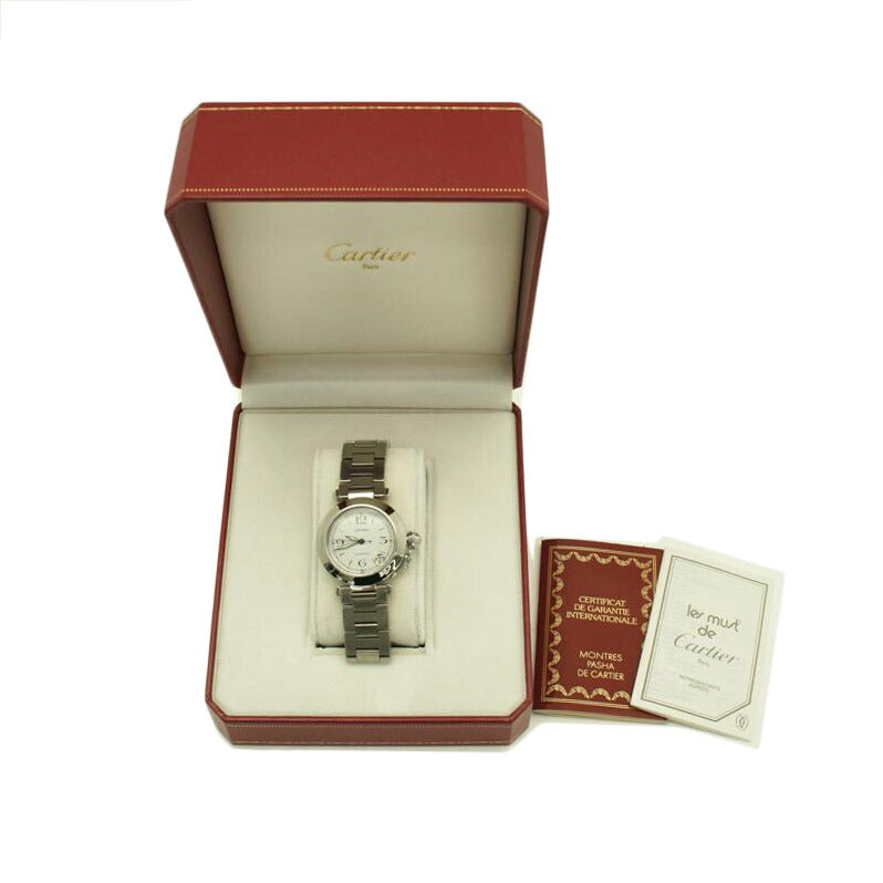 Cartier カルティエ/パシャC/白文字盤/自動巻/W31015M7//223*********/ABランク/75
