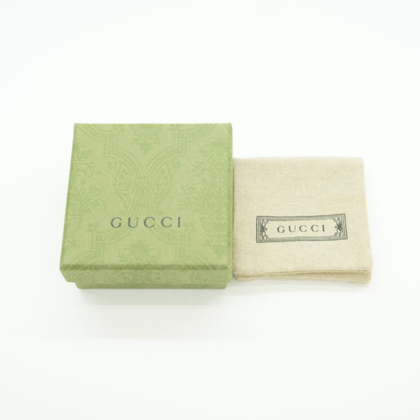 GUCCI グッチ/インターロッキングプレート シルバーネックレス//Aランク/70