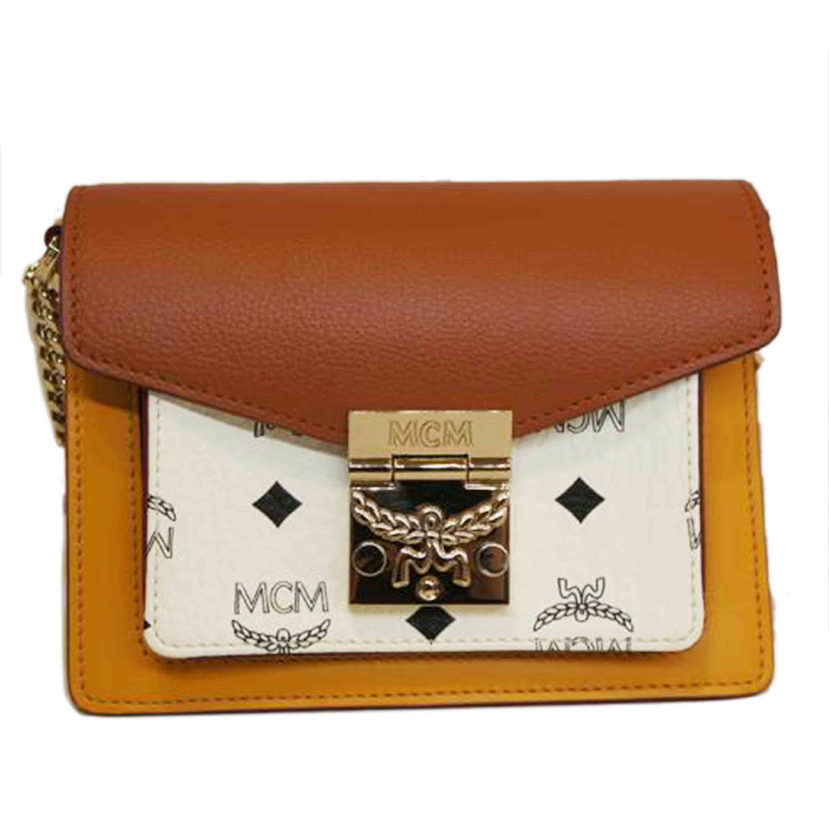 MCM エムシーエム/ロゴグラムフラップチェーンショルダー//Aランク/92