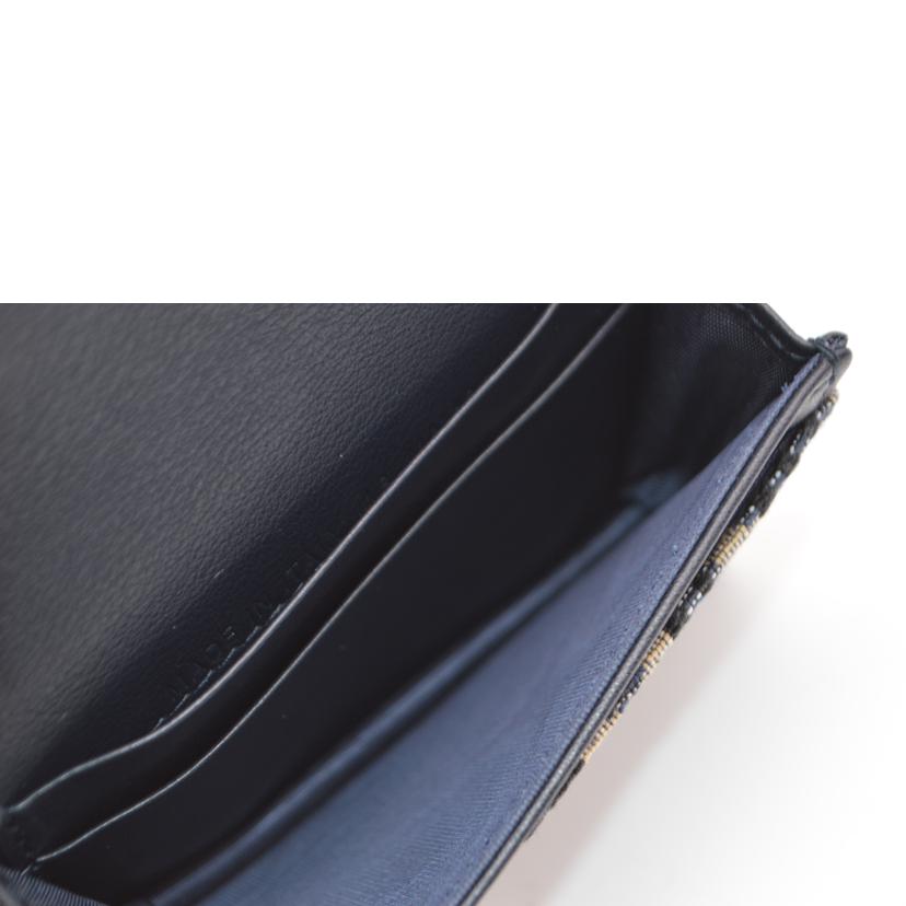 Christian Dior ディオール/ディオールオブリークサドルブルームカードホルダー/S5611CTZQ_M928//MA-****/Aランク/89