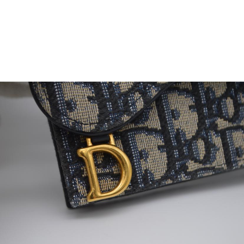 Christian Dior ディオール/ディオールオブリークサドルブルームカードホルダー/S5611CTZQ_M928//MA-****/Aランク/89
