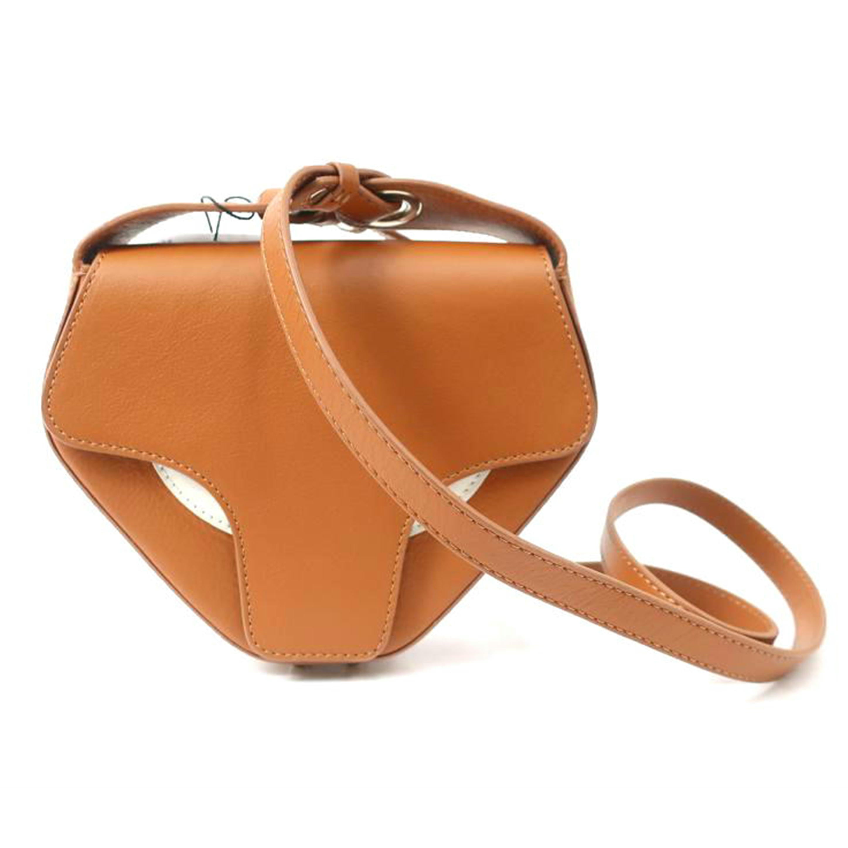 Desigual×MAITREPIERRE デシグアル×メトロピエール/レザーショルダーバッグ ナチュラルブラウン/23SAXL12//SAランク/65