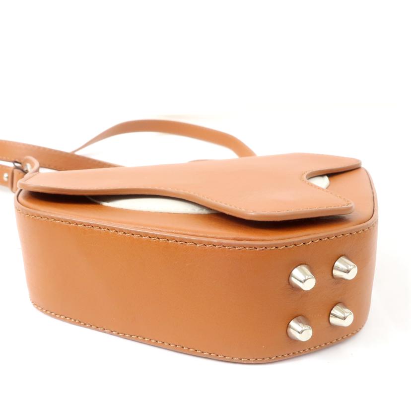 Desigual×MAITREPIERRE デシグアル×メトロピエール/レザーショルダーバッグ ナチュラルブラウン/23SAXL12//SAランク/65