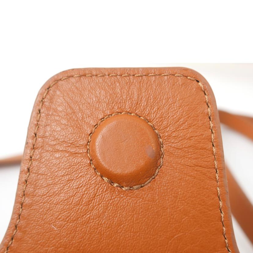 Desigual×MAITREPIERRE デシグアル×メトロピエール/レザーショルダーバッグ ナチュラルブラウン/23SAXL12//SAランク/65