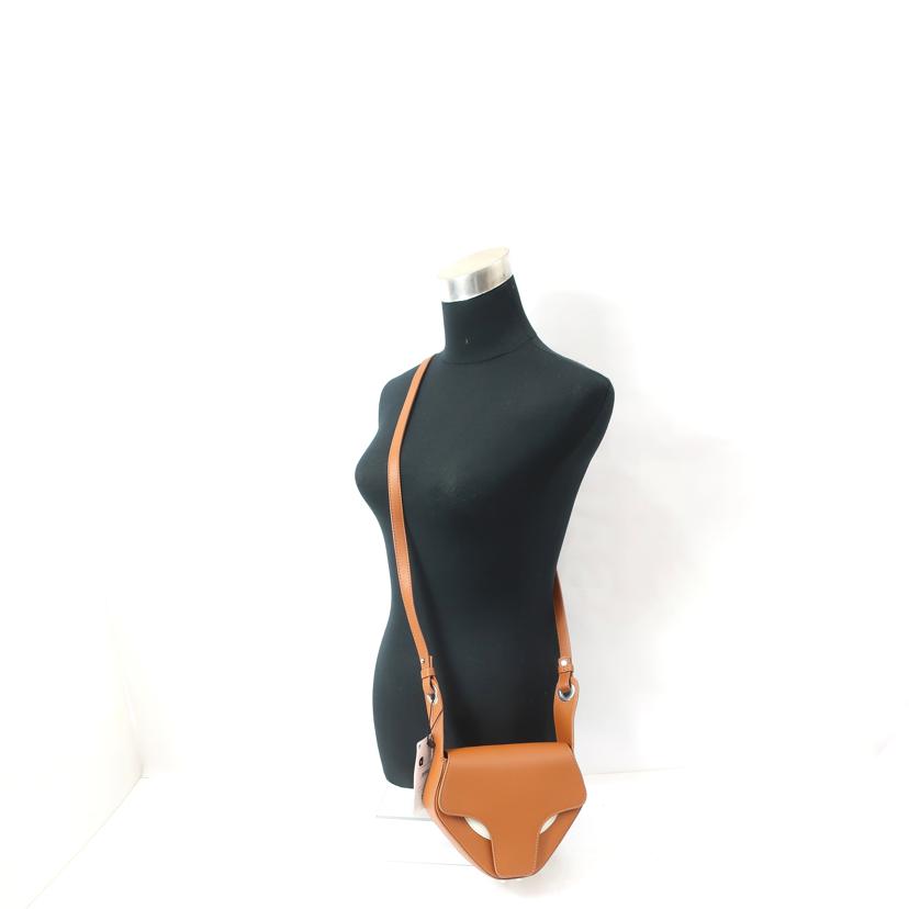 Desigual×MAITREPIERRE デシグアル×メトロピエール/レザーショルダーバッグ ナチュラルブラウン/23SAXL12//SAランク/65