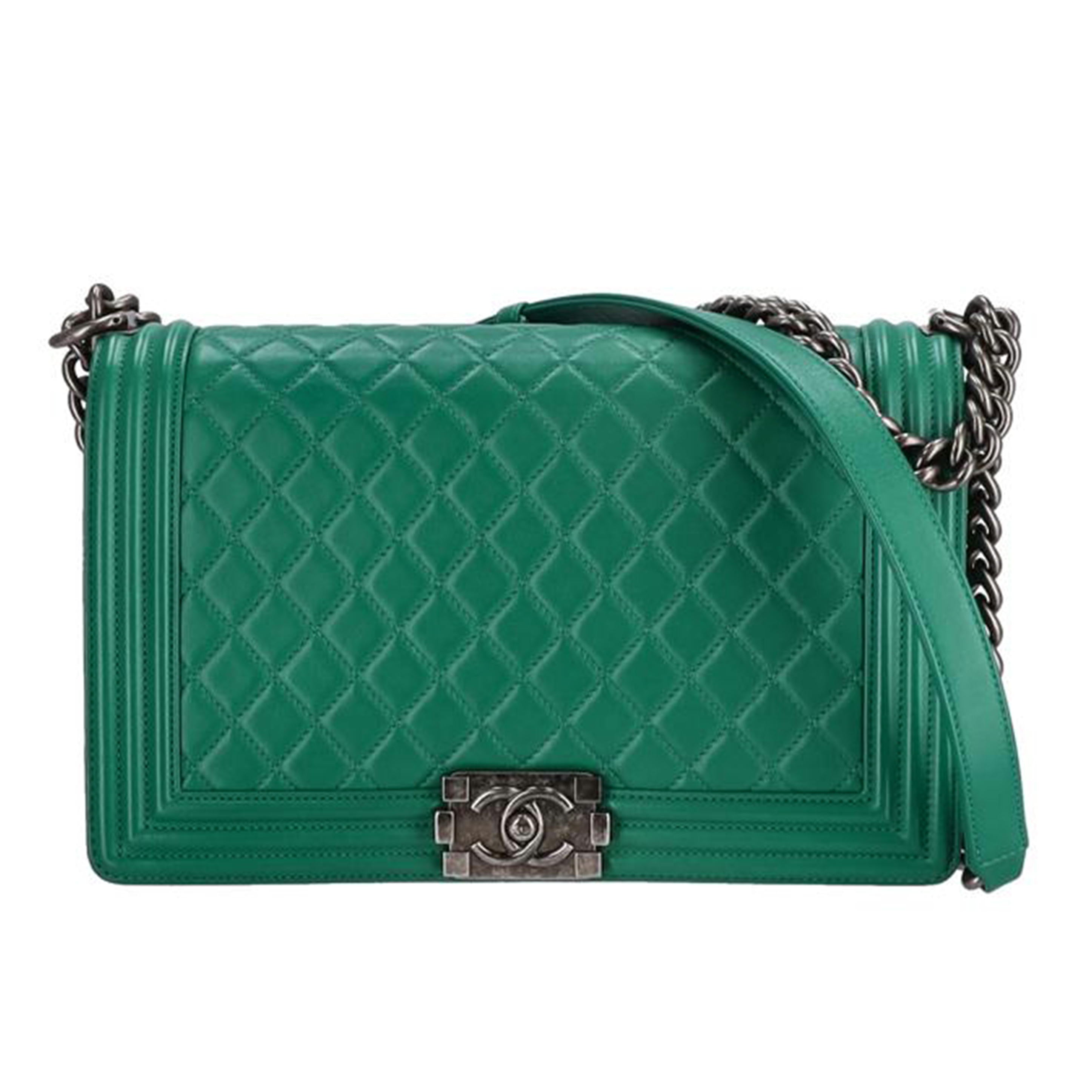 CHANEL シャネル/ボーイシャネルラムスキンチェーンショルダー//231*****/Aランク/75