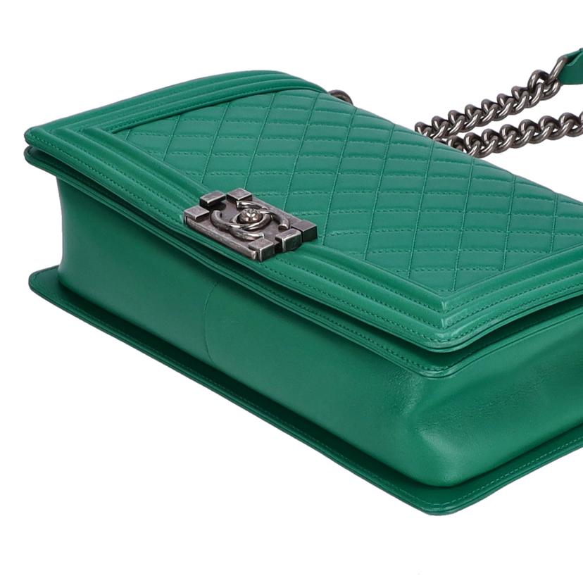 CHANEL シャネル/ボーイシャネルラムスキンチェーンショルダー//231*****/Aランク/75