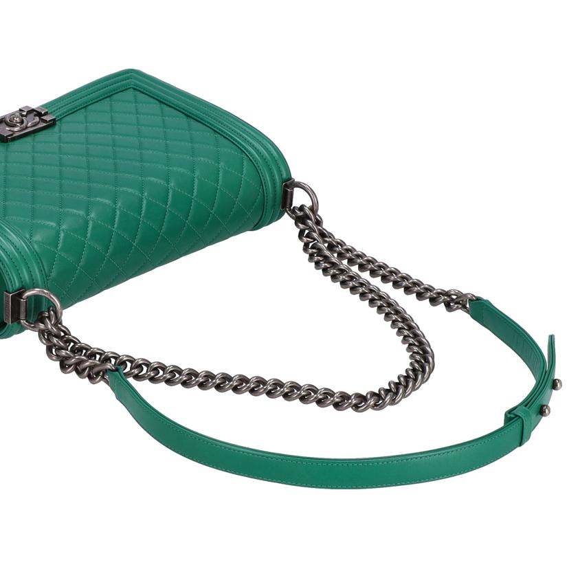 CHANEL シャネル/ボーイシャネルラムスキンチェーンショルダー//231*****/Aランク/75