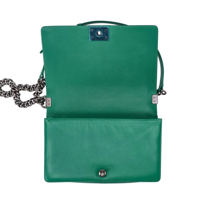 CHANEL シャネル/ボーイシャネルラムスキンチェーンショルダー//231*****/Aランク/75