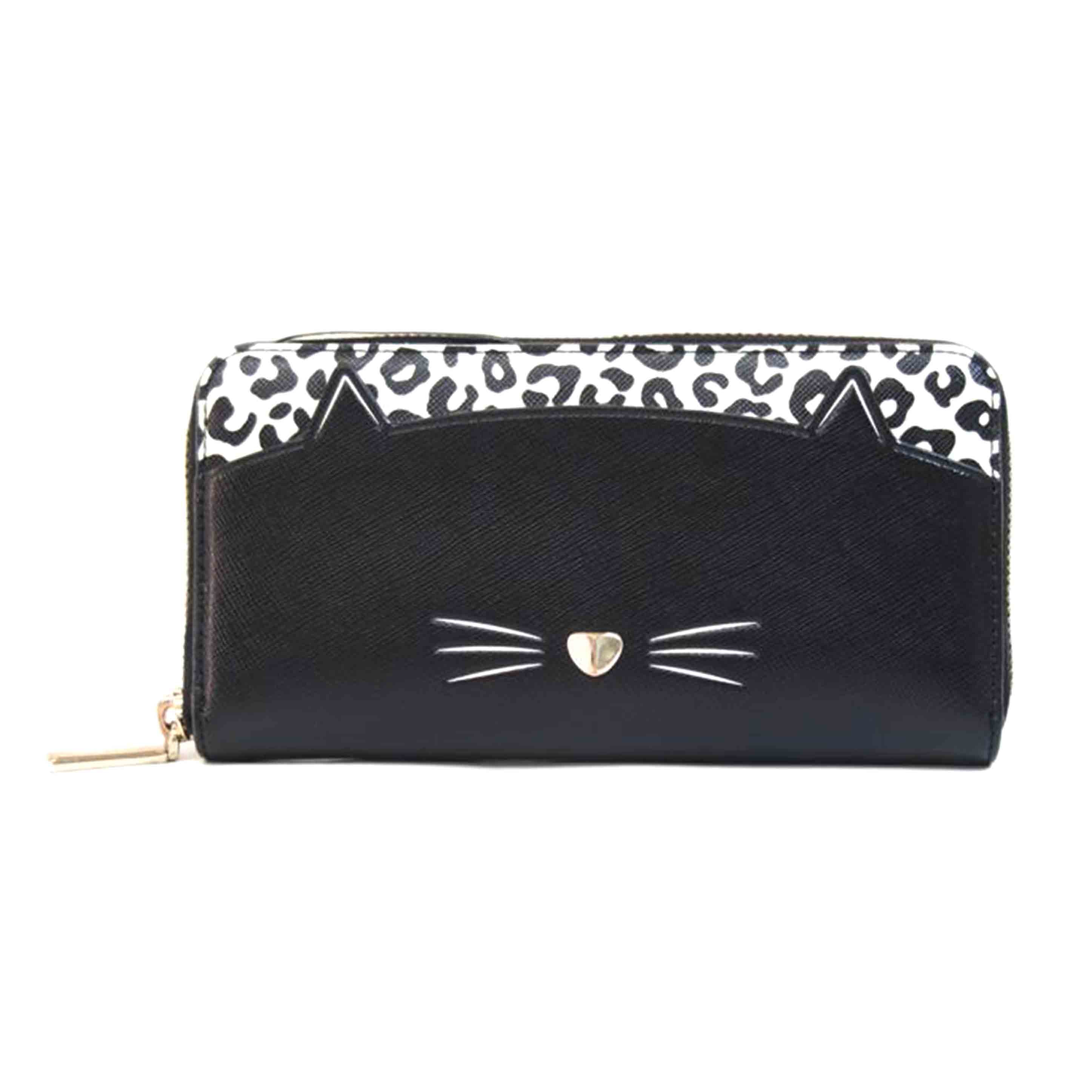 kate spade ケイトスペード/ミャオキャットレザーラージコンチネンタルウォレット//ABランク/71