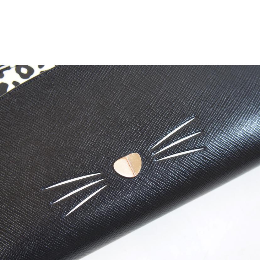kate spade ケイトスペード/ミャオキャットレザーラージコンチネンタルウォレット//ABランク/71