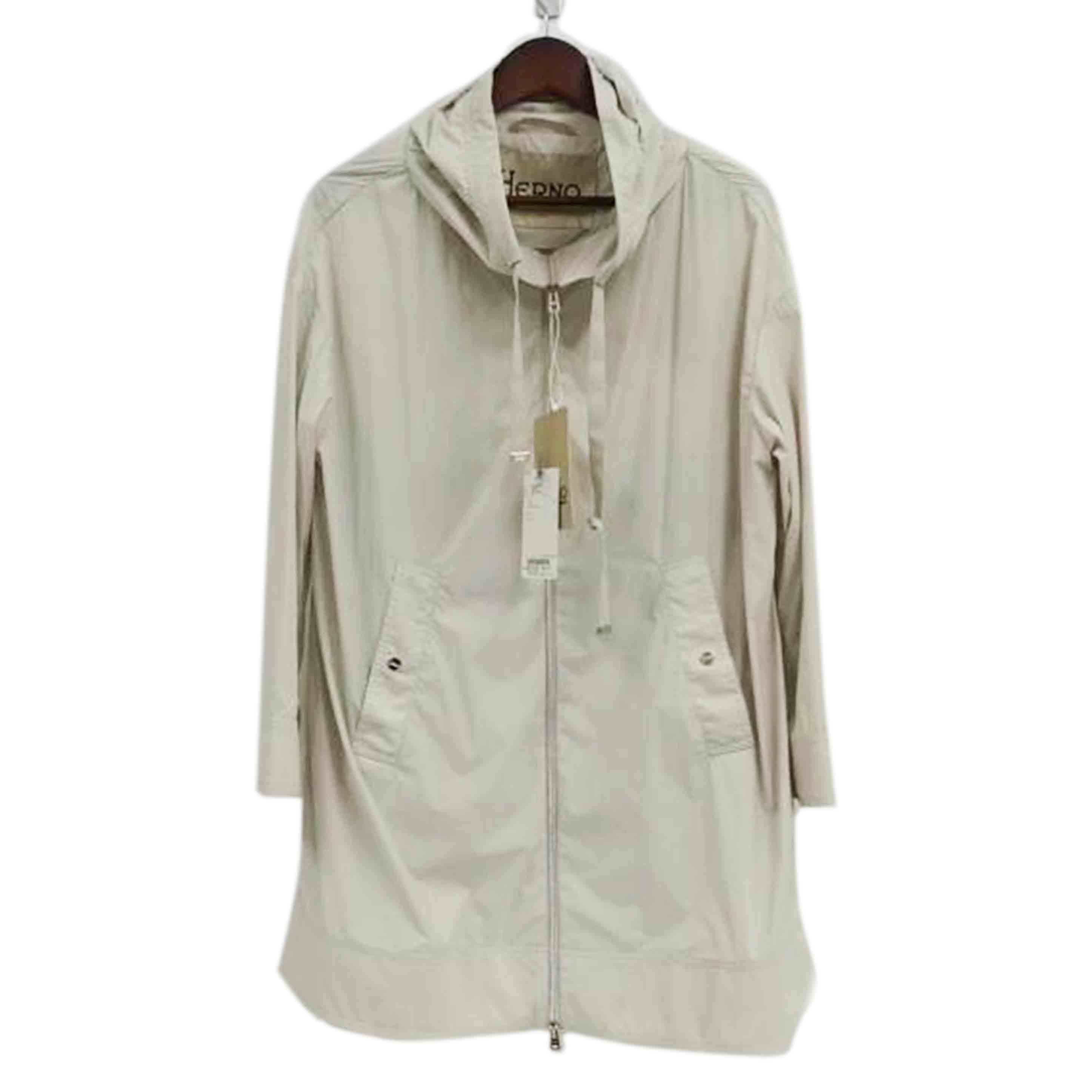 HERNO ヘルノ/フード付ジップアップジャケット/ベージュ//Aランク/82