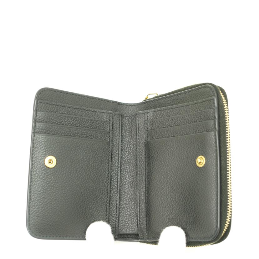 SAINT LAURENT サンローラン/二つ折り財布/ブラック/414661//061*/Aランク/69