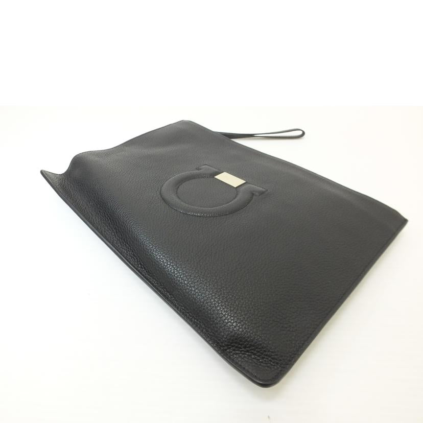 Ferragamo フェラガモ/リストレットレザークラッチバッグ/DP-22D300//Bランク/88