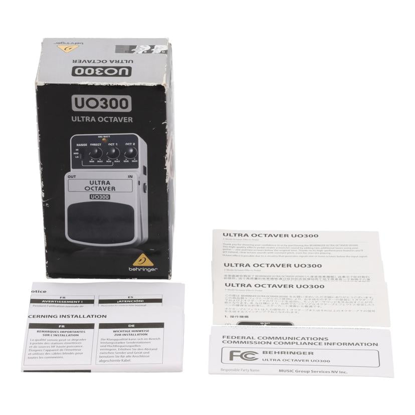 BEHRINGER ベリンガー /エフェクター/オクターバー/UO300//S221100002603/Bランク/84