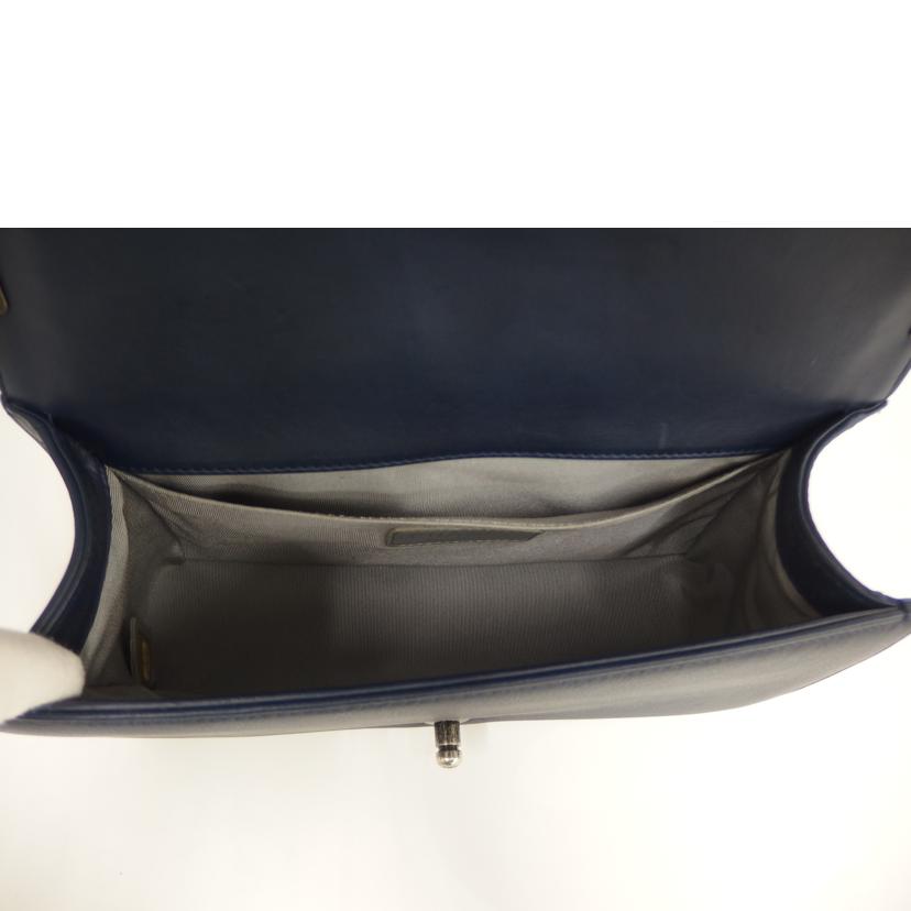 CHANEL シャネル/ボーイシャネルチェーンショルダー/ネイビー//189*****/ABランク/82