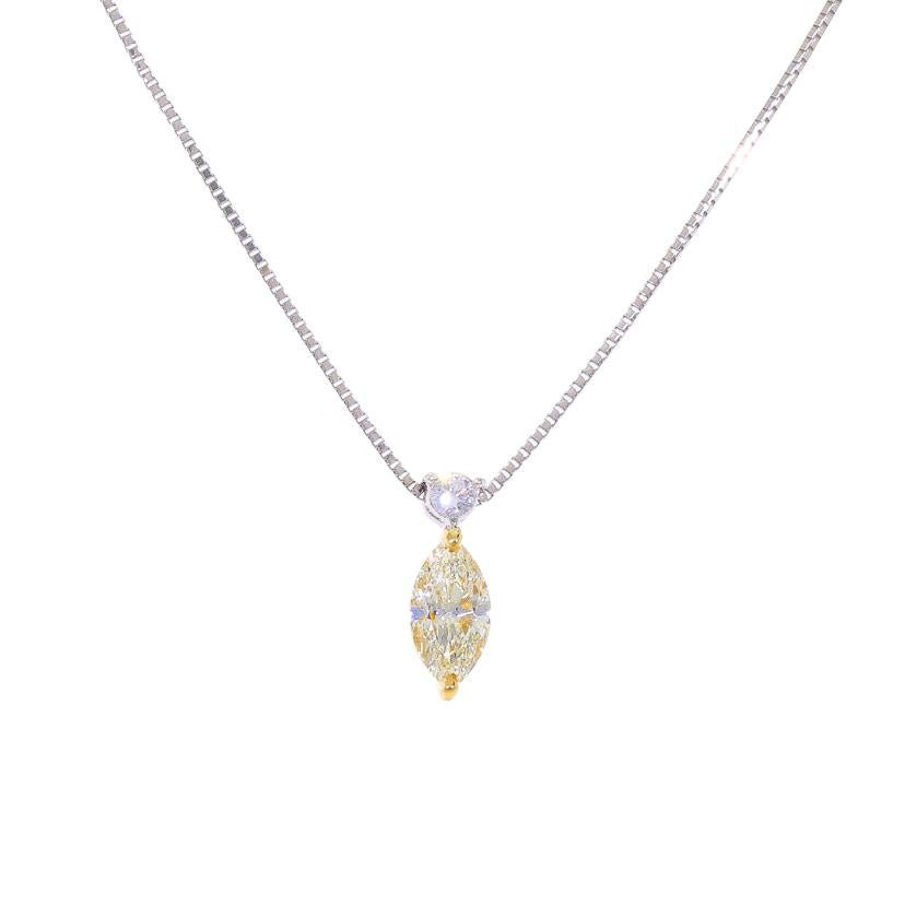 / PT900/850/K18ダイヤネックレス0.715/0.05ct//Aランク/05