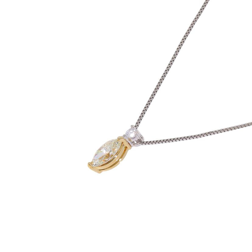 / PT900/850/K18ダイヤネックレス0.715/0.05ct//Aランク/05