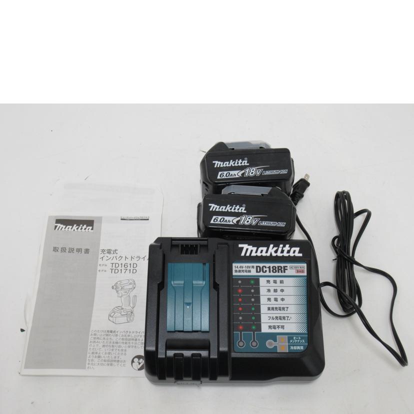 MAKITA/コードレスインパクトドライバ/TD171DRGX//625459/Aランク/63