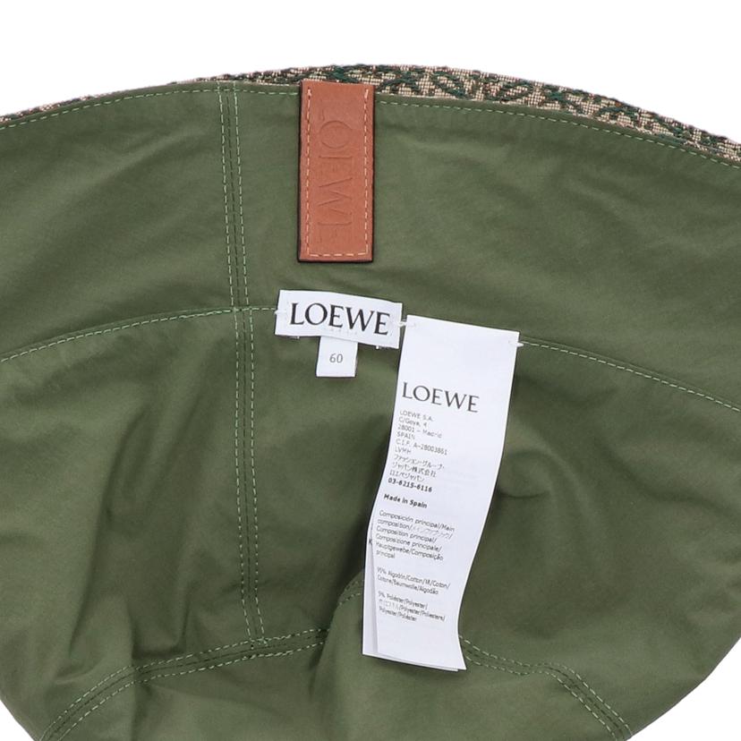 LOEWE ロエベ/LOEWEアマソナキャンバスキャップ/#60//SAランク/75