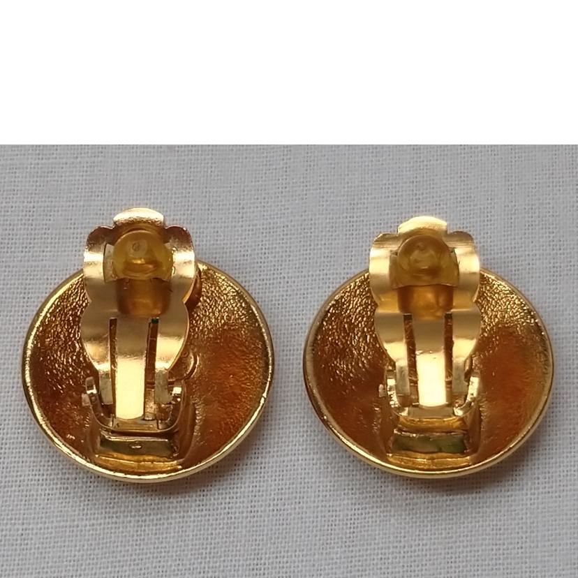 CHANEL シャネル/ココマーク クラウン イヤリング//ABランク/52