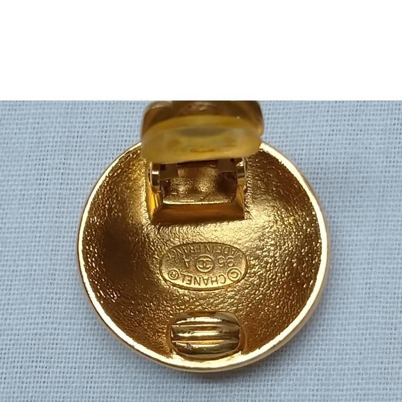 CHANEL シャネル/ココマーク クラウン イヤリング//ABランク/52