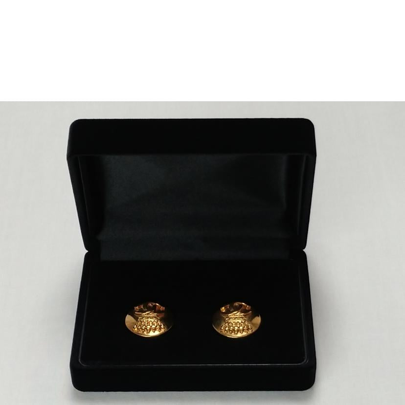 CHANEL シャネル/ココマーク クラウン イヤリング//ABランク/52