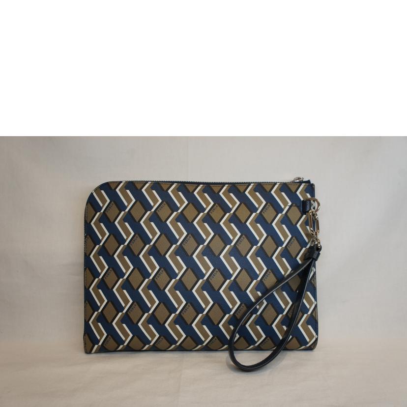 FURLA フルラ/L字ファスナー総柄クラッチバッグ//Aランク/92