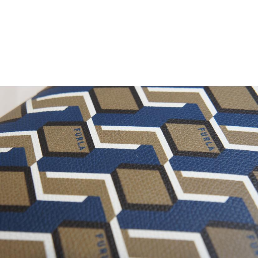 FURLA フルラ/L字ファスナー総柄クラッチバッグ//Aランク/92