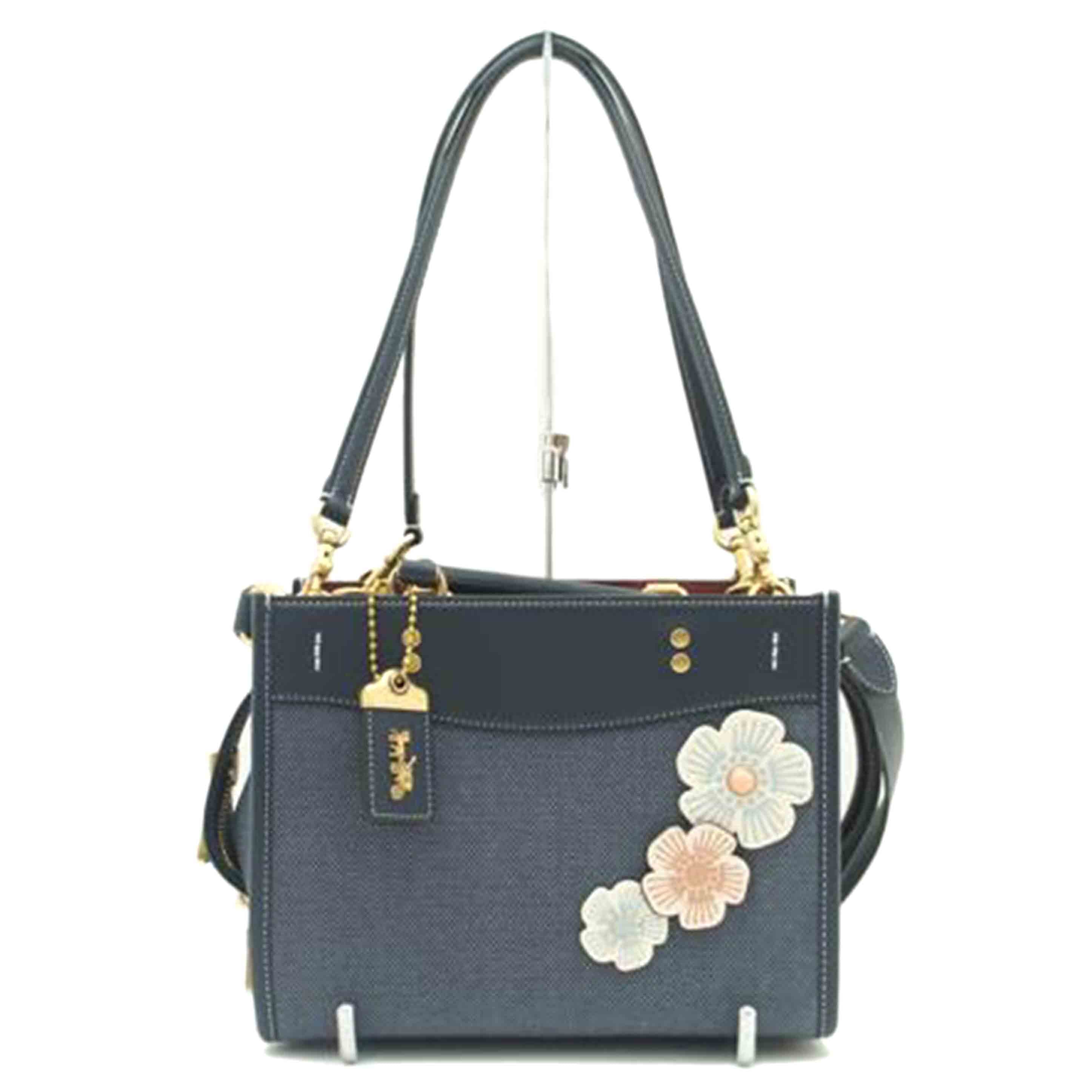 COACH コーチ/ローグ25 2wayハンド/ネイビー/CJ850//M22**/SAランク/75