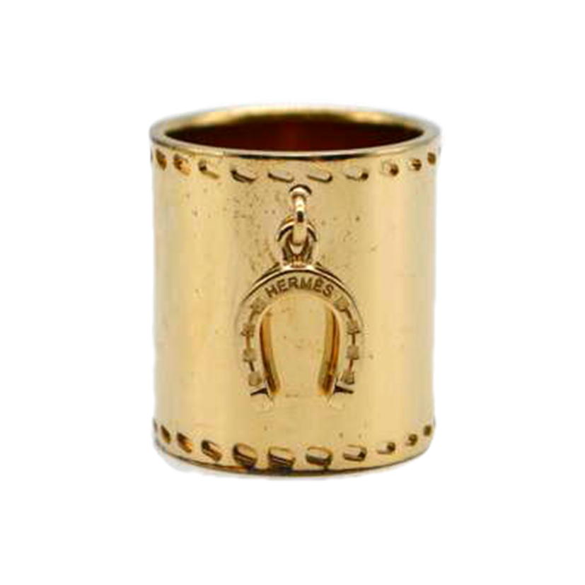 HERMES エルメス/ホースシュースカーフリングGP //ABランク/89