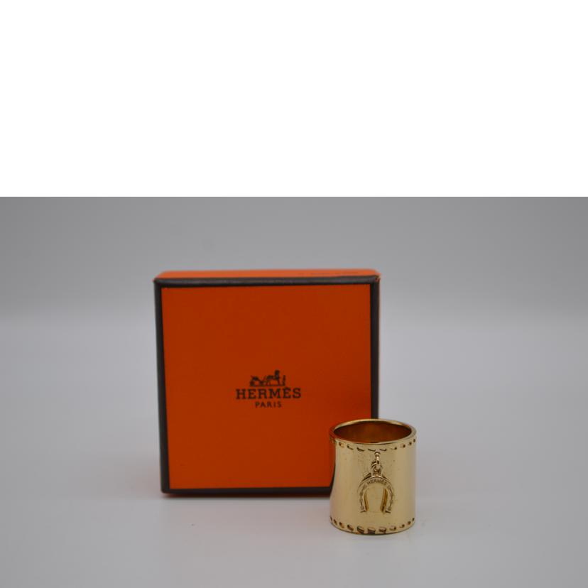 HERMES エルメス/ホースシュースカーフリングGP //ABランク/89