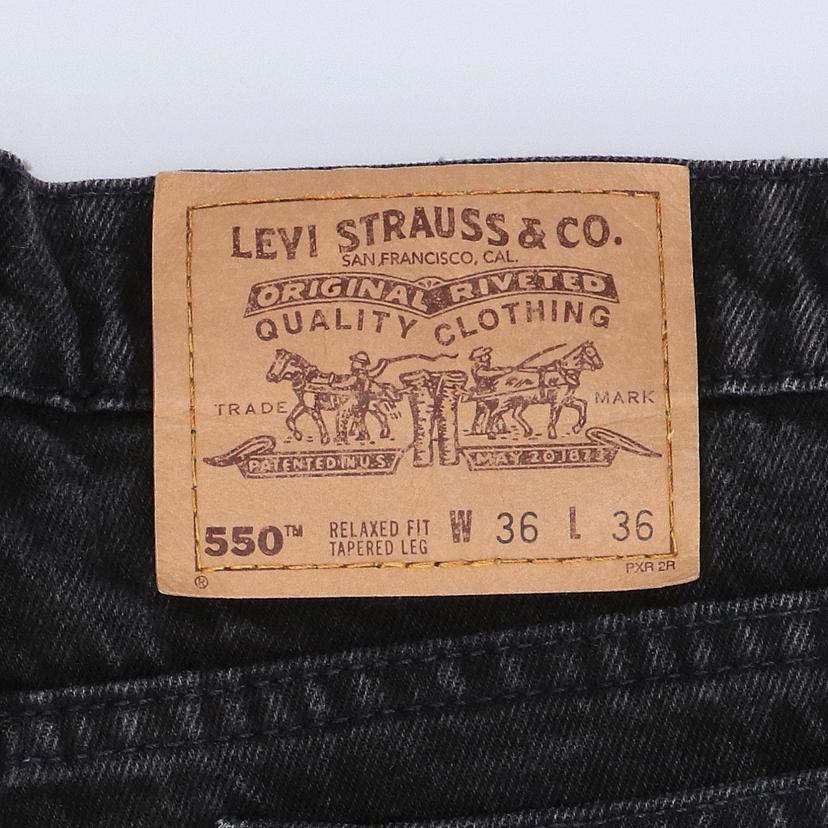 Levi's リーバイス/Levi's 550 バギーパンツ ブラック /550//Bランク/78
