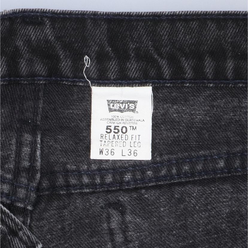 Levi's リーバイス/Levi's 550 バギーパンツ ブラック /550//Bランク/78