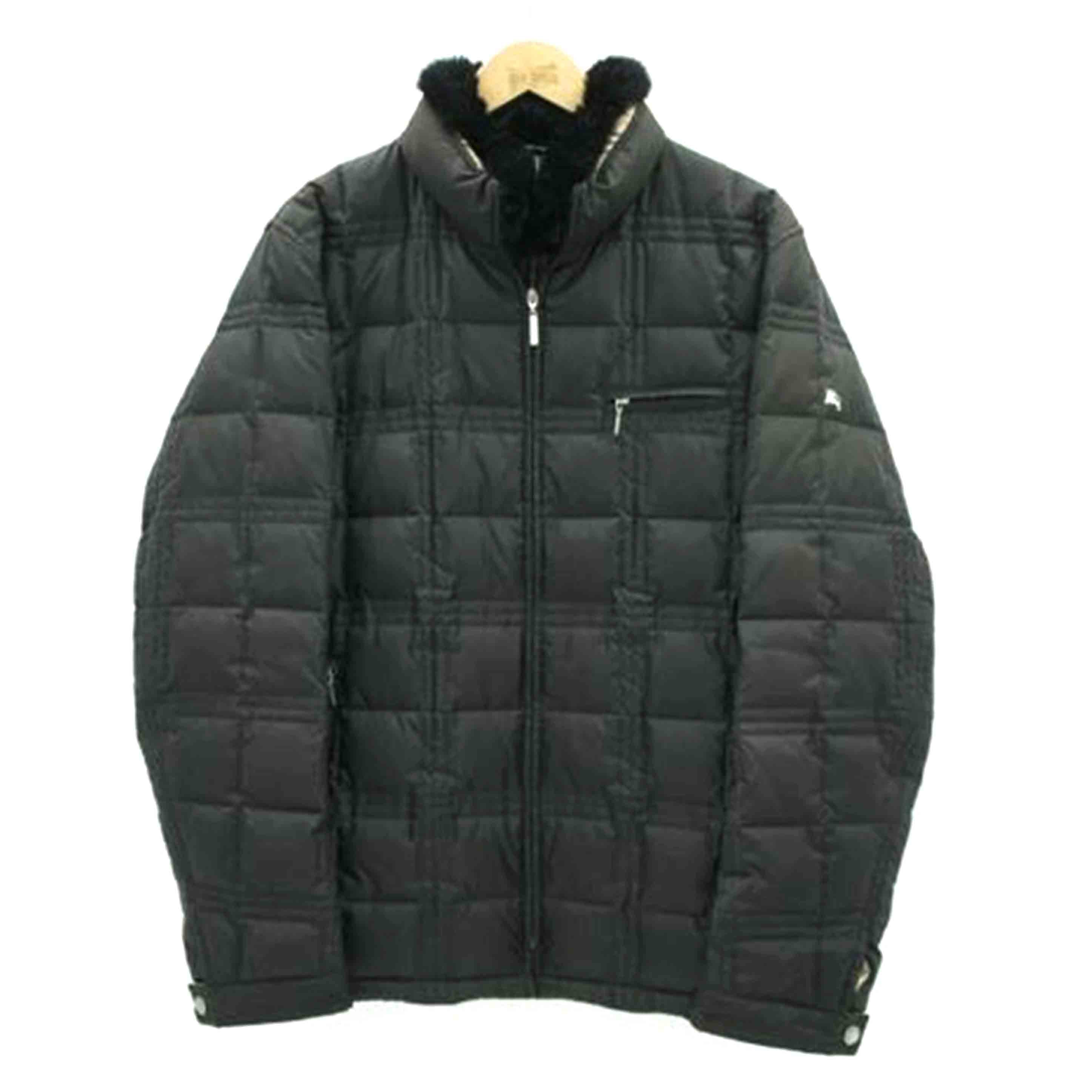 BURBERRY BLACK LABEL バ-バリ-ブラックレ-ベル/BURBERRY BLACK LABEL ダウンジャケット ファ- BK//Bランク/78