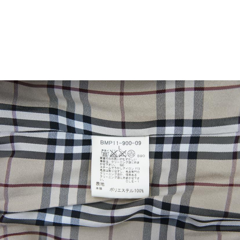 BURBERRY BLACK LABEL バ-バリ-ブラックレ-ベル/BURBERRY BLACK LABEL ダウンジャケット ファ- BK//Bランク/78