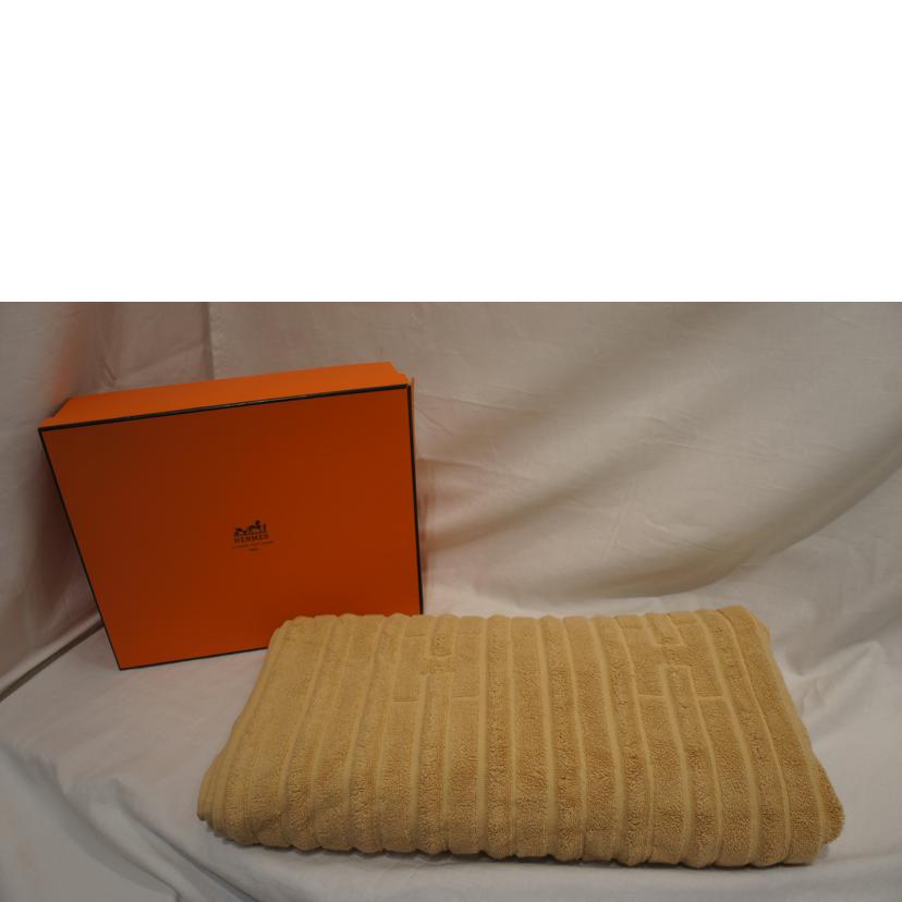 HERMES エルメス/Hロゴコットン100%バスタオル/タオルケット/ブランケット//SAランク/92