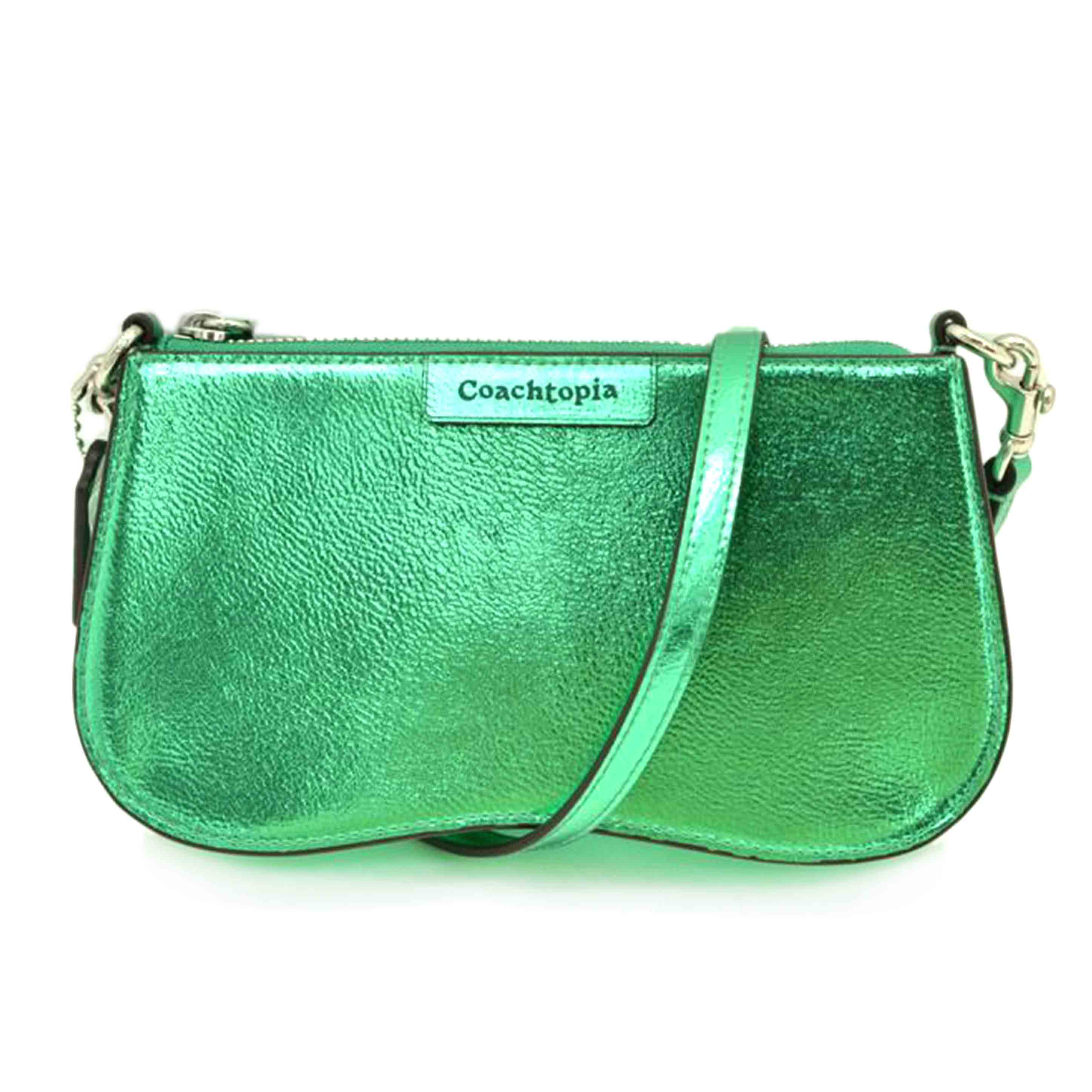 COACH コーチ/コーチトピアウェイビーバケットバッグ/メタリックグリーン/CU873//B24**/SAランク/75