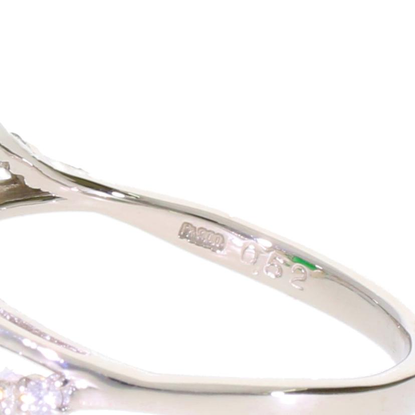 /◎Pt900翡翠ダイヤリング2.55/D0.52ct//Aランク/59