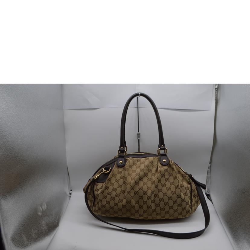 GUCCI グッチ/GGキャンバススーキー2wayレザーハンド/223974//506***/Bランク/89