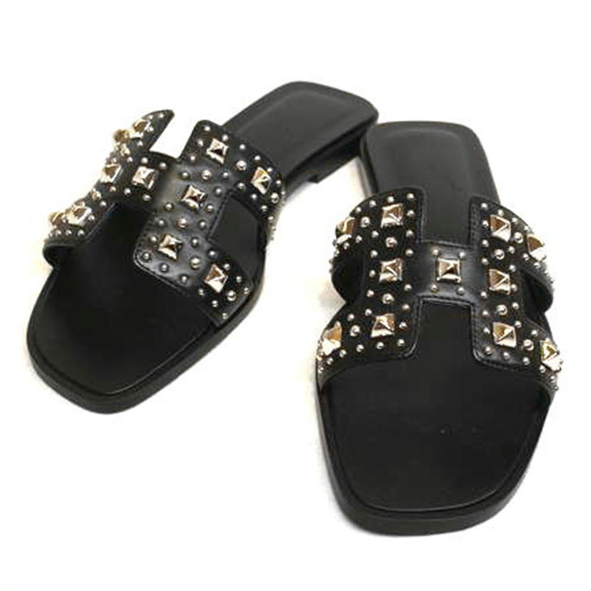 HERMES エルメス/オランスタッズミュールブラック//SAランク/92