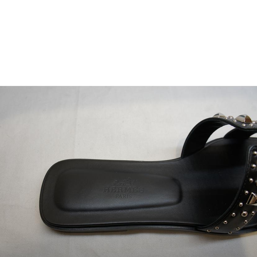 HERMES エルメス/オランスタッズミュールブラック//SAランク/92