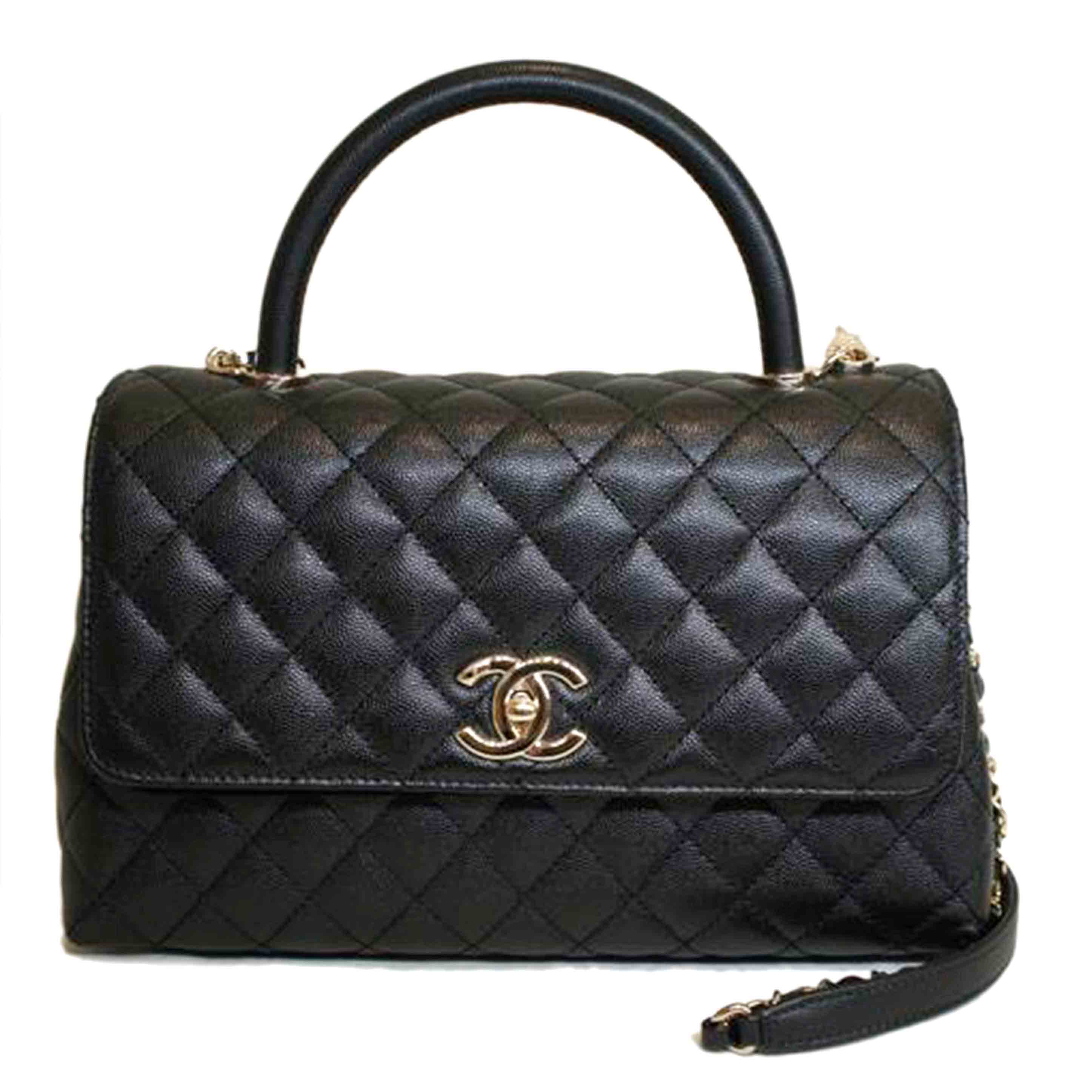 【低価新作】新品未使用　CHANEL シャネル　ココハンドル 29 黒　ジャパンゴールド ショルダーバッグ