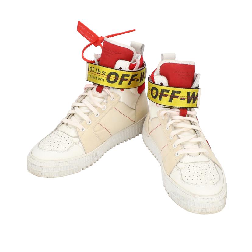 【低価HOT】【期間限定価格】off-white インダストリアル　ハイトップ 靴